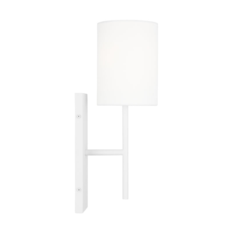 Visual Comfort BW1021 Key 1-lt 16" Tall Small Wall Sconce - Matte White