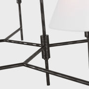 Visual Comfort CC1786 Ridgewood 6-lt 48" Extra Large Chandelier - Aged Iron