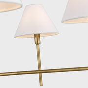 Visual Comfort CC1786 Ridgewood 6-lt 48" Extra Large Chandelier - Burnished Brass