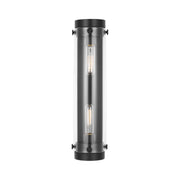 Visual Comfort CW1002 Garrett 2-lt 18" Tall Vanity Light - Aged Iron