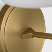 Visual Comfort CW1371 Ridgewood 1-lt 14" Tall Small Wall Sconce - Burnished Brass