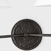 Visual Comfort CW1382 Ridgewood 2-lt 14" Tall Medium Wall Sconce - Aged Iron