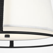 Visual Comfort DJF1002 Cortes 2-lt 14" Medium Flush Mount - Midnight Black