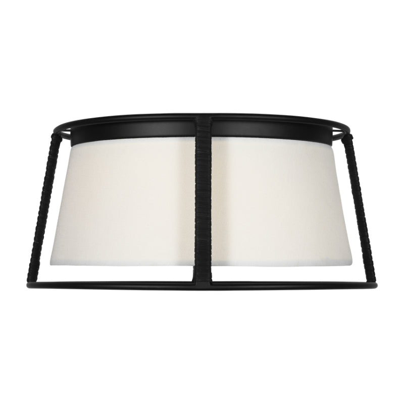 Visual Comfort DJF1002 Cortes 2-lt 14" Medium Flush Mount - Midnight Black