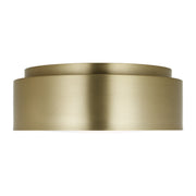 Visual Comfort DJF1042 Dartmore 2-lt 15" Medium Flush Mount - Satin Brass