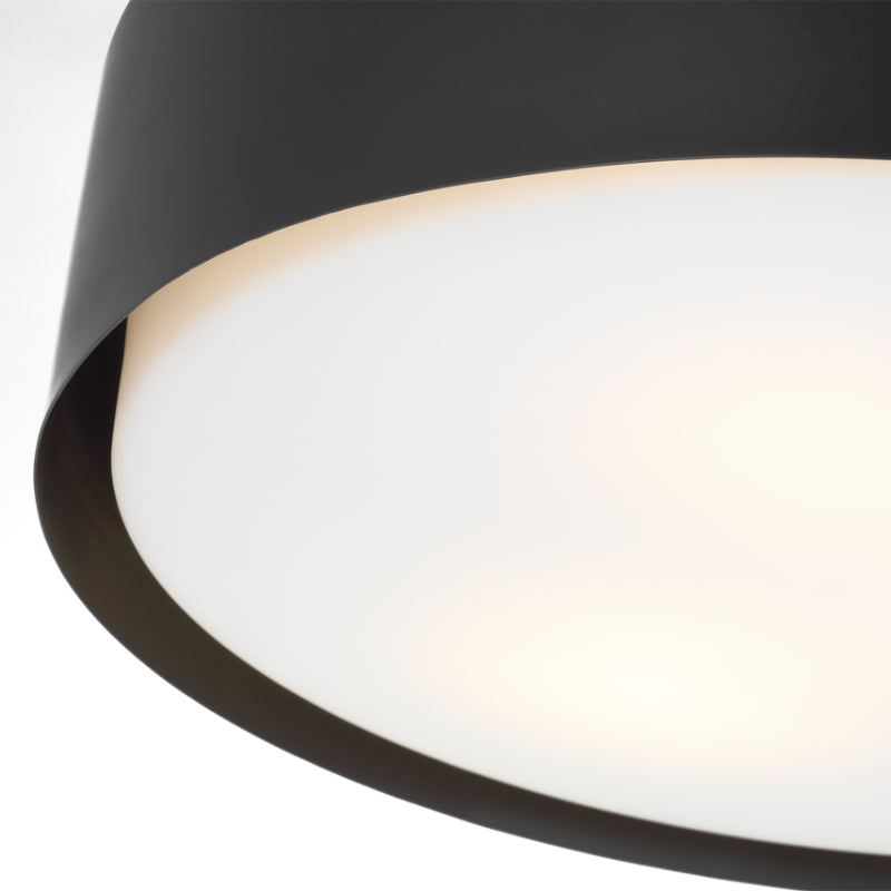 Visual Comfort DJF1063 Dartmore 3-lt 18" Large Flush Mount - Midnight Black