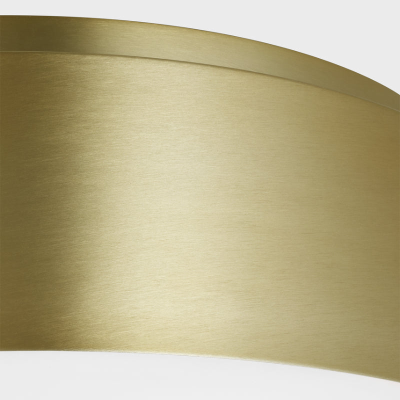 Visual Comfort DJF1063 Dartmore 3-lt 18" Large Flush Mount - Satin Brass