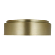 Visual Comfort DJF1063 Dartmore 3-lt 18" Large Flush Mount - Satin Brass