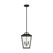 Visual Comfort DJO1102 Kennewick 2-lt 9" Medium Pendant Lantern - Texture Black