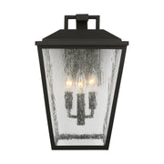 Visual Comfort DJO1113 Kennewick 3-lt 17" Tall Outdoor Large Wall Lantern  - Textured Black