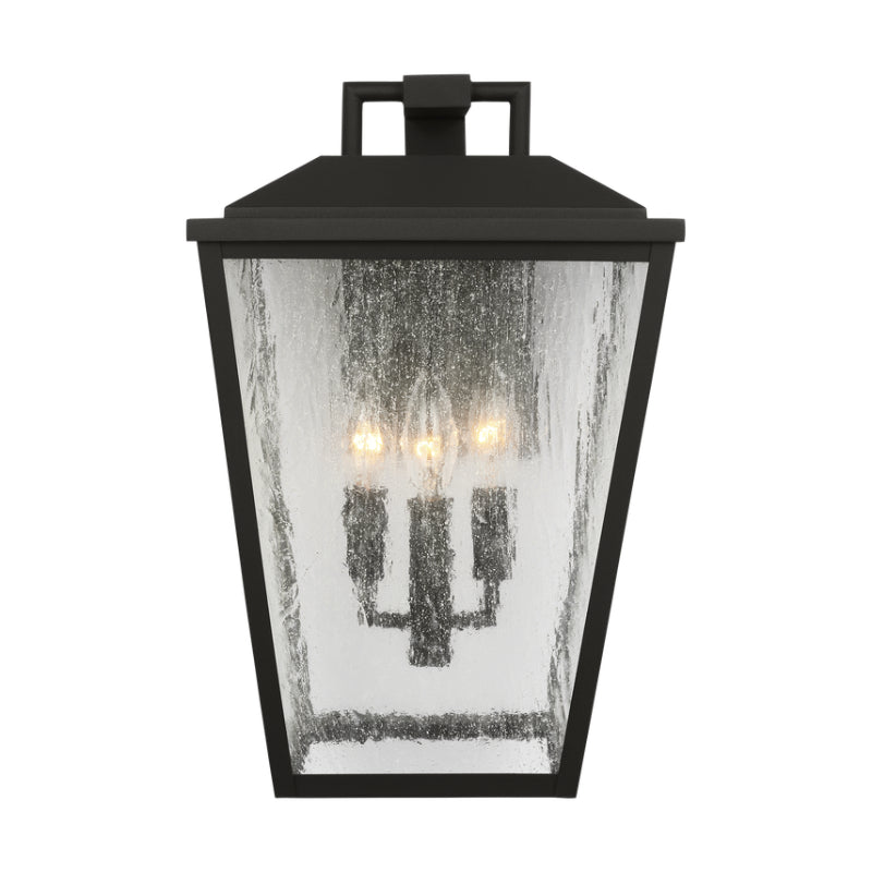 Visual Comfort DJO1113 Kennewick 3-lt 17" Tall Outdoor Large Wall Lantern  - Textured Black