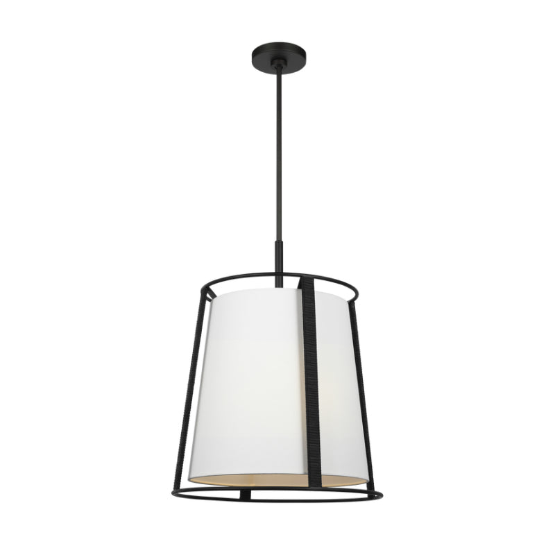 Visual Comfort DJP1002 Cortes 2-lt 18" Large Hanging Pendant - Midnight Black