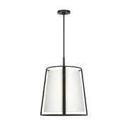 Visual Comfort DJP1002 Cortes 2-lt 18" Large Hanging Pendant - Midnight Black