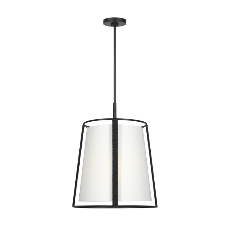 Visual Comfort DJP1002 Cortes 2-lt 18" Large Hanging Pendant - Midnight Black