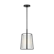 Visual Comfort DJP1011 Cortes 1-lt 10" Medium Hanging Pendant - Midnight Black