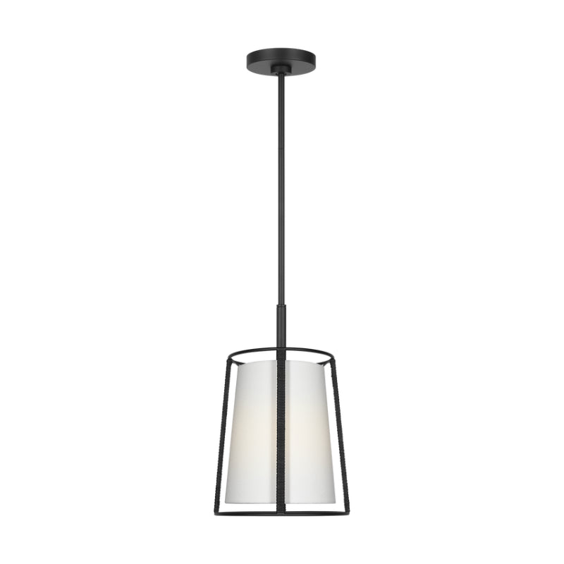 Visual Comfort DJP1011 Cortes 1-lt 10" Medium Hanging Pendant - Midnight Black