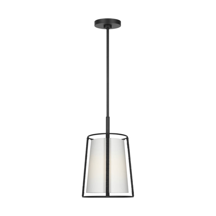 Visual Comfort DJP1011 Cortes 1-lt 10" Medium Hanging Pendant - Midnight Black