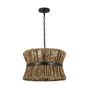 Visual Comfort DJP1052 Thurlo 2-lt 14" Small Pendant - Midnight Black