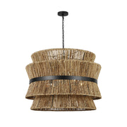 Visual Comfort DJP1074 Thurlo 4-lt 32" Large Hanging Pendant - Midnight Black