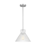 Visual Comfort DJP1221 Liouet 1-lt 12" Medium Pendant - Brushed Nickel