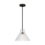 Visual Comfort DJP1221 Liouet 1-lt 12" Medium Pendant - Midnight Black