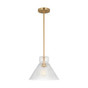 Visual Comfort DJP1221 Liouet 1-lt 12" Medium Pendant - Satin Brass