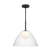 Visual Comfort DJP1251 Suma 1-lt 16" Medium Pendant - Midnight Black