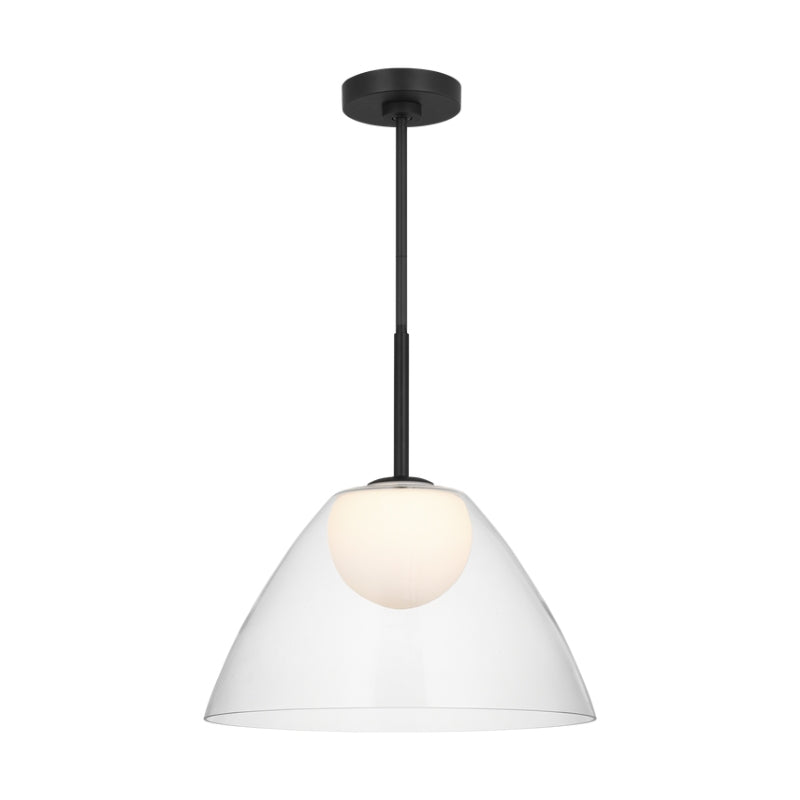 Visual Comfort DJP1251 Suma 1-lt 16" Medium Pendant - Midnight Black