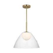 Visual Comfort DJP1251 Suma 1-lt 16" Medium Pendant - Satin Brass