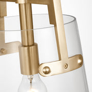 Visual Comfort DJP1271 Crofton 1-lt 10" Medium Pendant - Satin Brass