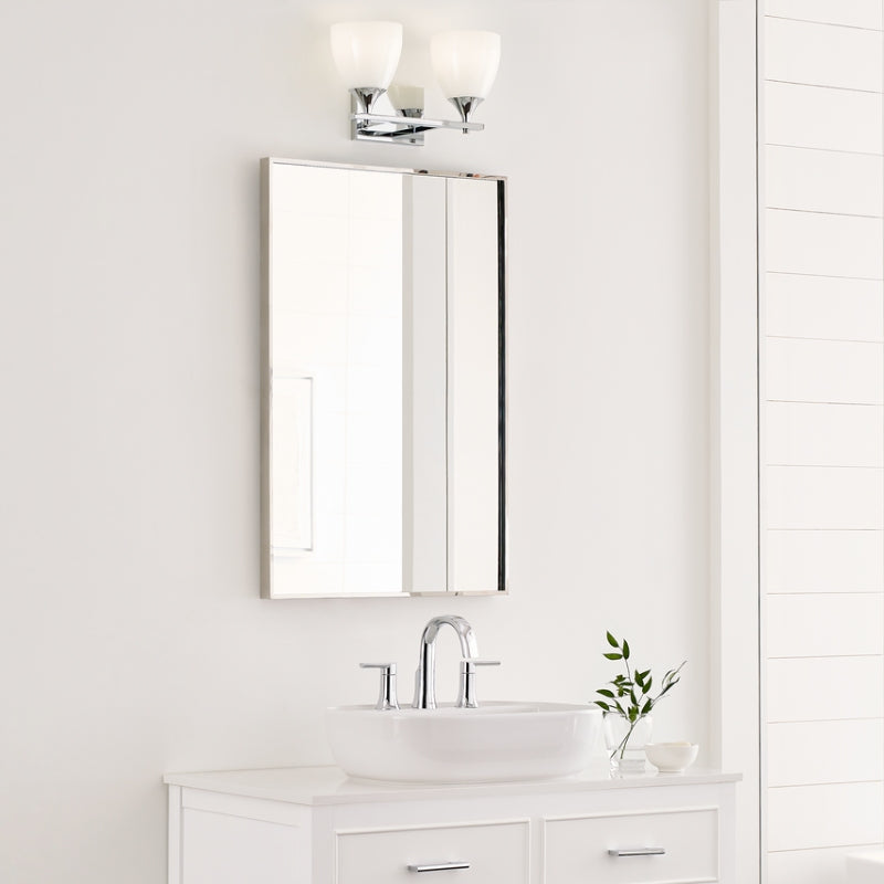 Visual Comfort DJV1022 Toffino 2-lt 16" Vanity Light - Chrome