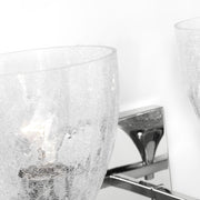 Visual Comfort DJV1024 Toffino 4-lt 36" Vanity Light - Chrome Clear Crackle Glass