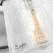 Visual Comfort DJV1031 Crofton 1-lt 9" Tall Small Wall Sconce Clear Crackle Glass