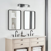 Visual Comfort DJV1033 Crofton 3-lt 24" Vanity Light - Midnight Black
