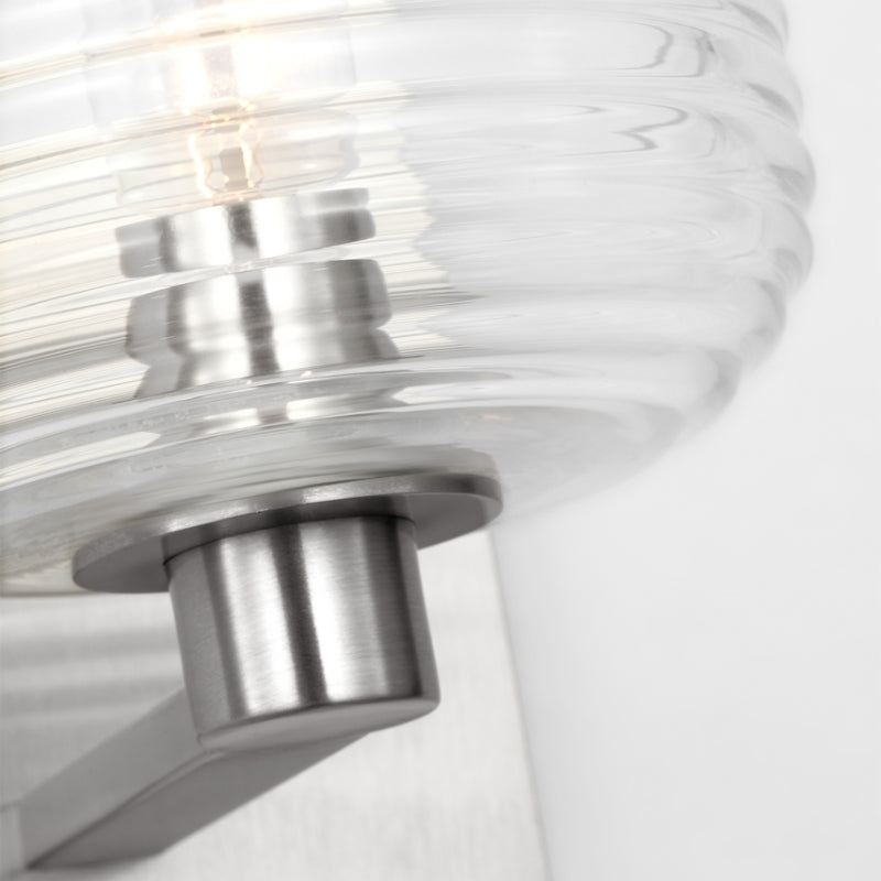 Visual Comfort DJV1111 Lochdale 1-lt 6" Tall Wall Sconce - Brushed Nickel