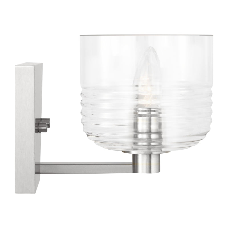 Visual Comfort DJV1111 Lochdale 1-lt 6" Tall Wall Sconce - Brushed Nickel