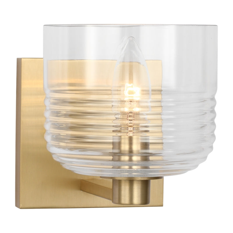 Visual Comfort DJV1111 Lochdale 1-lt 6" Tall Wall Sconce - Satin Brass