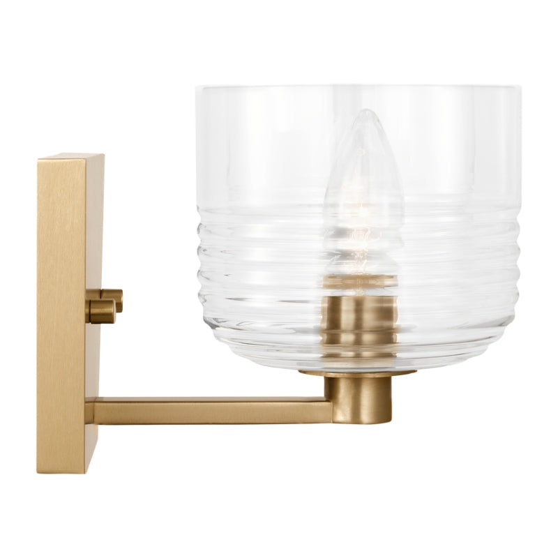 Visual Comfort DJV1111 Lochdale 1-lt 6" Tall Wall Sconce - Satin Brass
