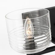 Visual Comfort DJV1112 Lochdale 2-lt 15" Medium Vanity Light - Midnight Black