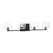 Visual Comfort DJV1114 Lochdale 4-lt 34" Extra Large Vanity Light - Midnight Black