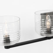 Visual Comfort DJV1114 Lochdale 4-lt 34" Extra Large Vanity Light - Midnight Black