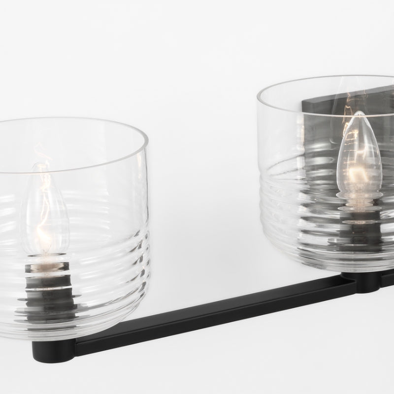 Visual Comfort DJV1114 Lochdale 4-lt 34" Extra Large Vanity Light - Midnight Black
