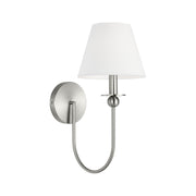 Visual Comfort DJW1111 Elsay 1-lt 16" Tall Small Wall Sconce - Brushed Nickel