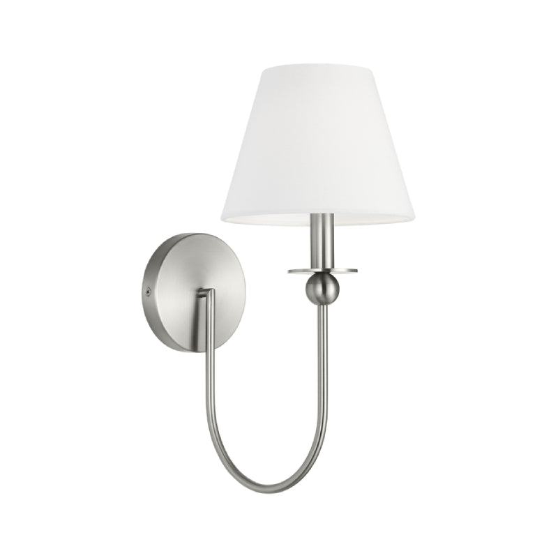 Visual Comfort DJW1111 Elsay 1-lt 16" Tall Small Wall Sconce - Brushed Nickel