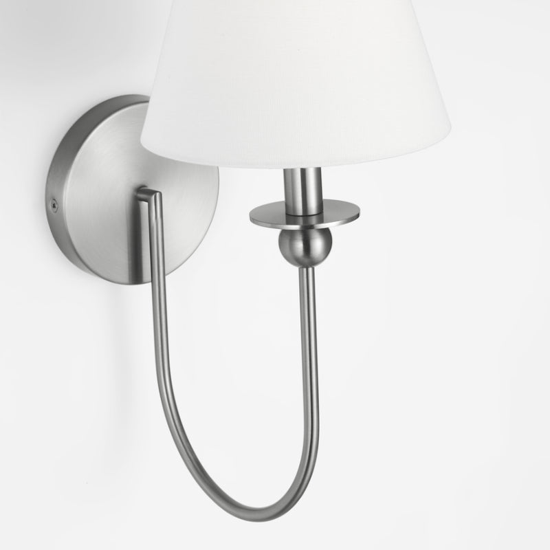 Visual Comfort DJW1111 Elsay 1-lt 16" Tall Small Wall Sconce - Brushed Nickel