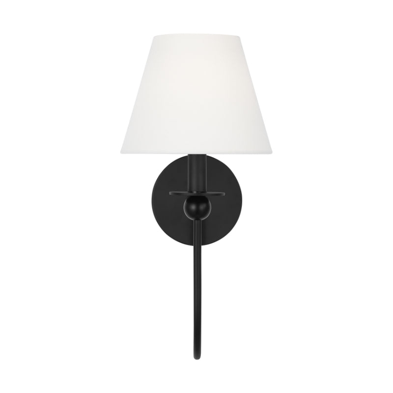 Visual Comfort DJW1111 Elsay 1-lt 16" Tall Small Wall Sconce - Midnight Black