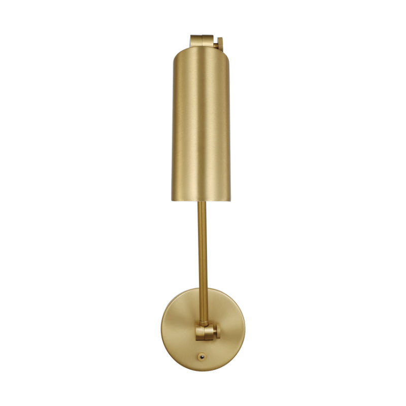 Visual Comfort DJW1131 Frasar 1-lt 11" Tall Large  Arm Wall Sconce - Satin Brass