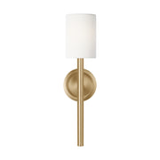 Visual Comfort DJW1161 Egmont 1-lt 18" Tall Wall Sconce - Satin Brass