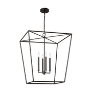 Visual Comfort EC1364 Viota 4-lt 25" Large Lantern Pendant - Aged Iron