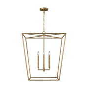 Visual Comfort EC1364 Viota 4-lt 25" Large Lantern Pendant - Casted Gild